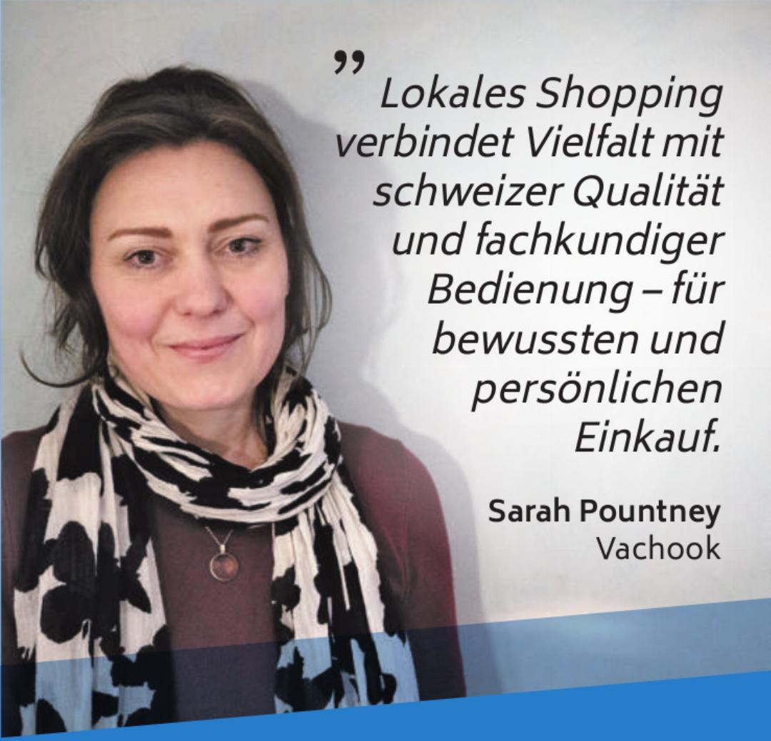 Lokales Shopping verbindet Vielfalt mit schweizer Qualität und fachkundiger Bedienung – für bewussten und persönlichen Einkauf. Lokales Shopping verbindet Vielfalt mit schweizer Qualität und fachkundiger Bedienung – für bewussten und persönlichen Einkauf.